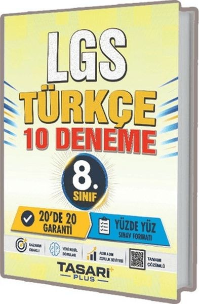 Tasarı 8. Sınıf LGS Türkçe 10 Çözümlü Deneme