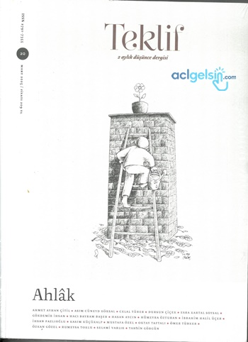 Teklif 2 Aylık Düşünce Dergisi Ahlak 2025 Sayı 20