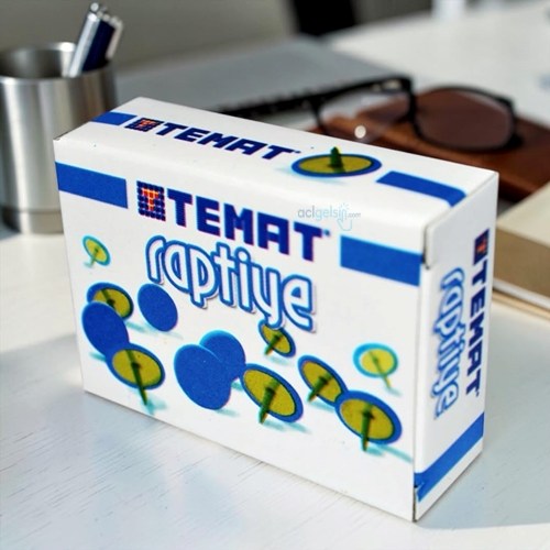 Temat Renkli Raptiye Mavi
