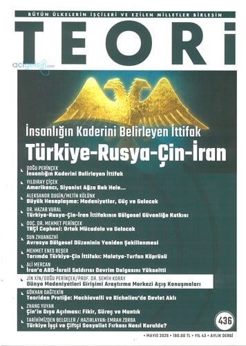 Teori Dergisi 2026/436