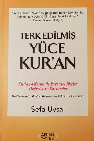 Terk Edilmiş Yüce Kur'an