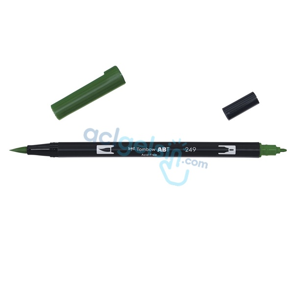 Tombow Brush Pen Hunter Green Grafik Kalemi B-249