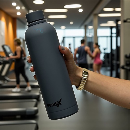 Trendıx Çelik Termos Matara 750 Ml Gri