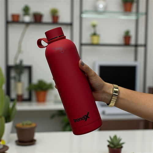 Trendıx Çelik Termos Matara 750 Ml Kırmızı
