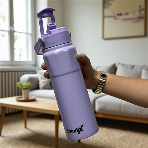Trendıx Çelik Termos Matara 750 Ml Mor