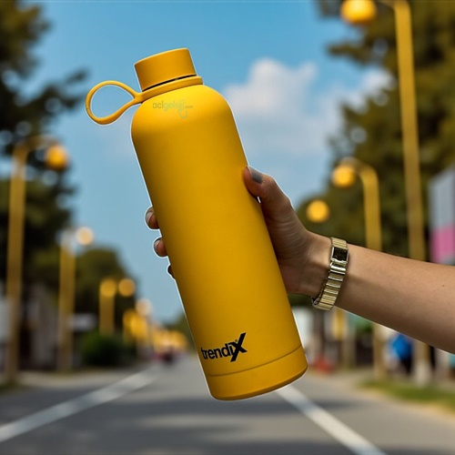 Trendıx Çelik Termos Matara 750 Ml Sarı