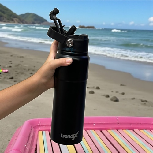 Trendix Çelik Termos Matara 750 Ml Siyah