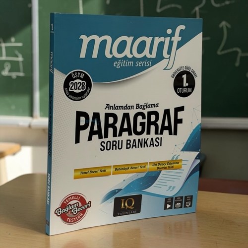 Tyt 1.oturum Anlamdan Bağlama Paragraf Soru Bankası Iq Yayınları