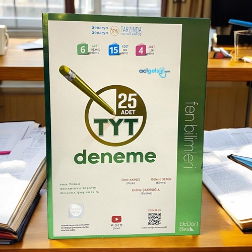 Tyt 25'li Fen Bilimleri Deneme Üçdörtbeş Yayınları