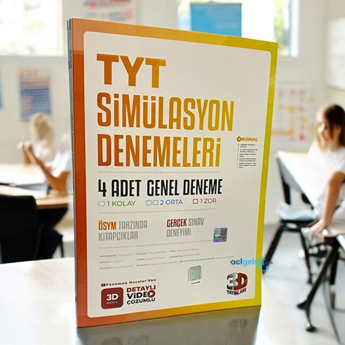 Tyt 4`lü Simülasyon Genel Deneme 3d Yayınları