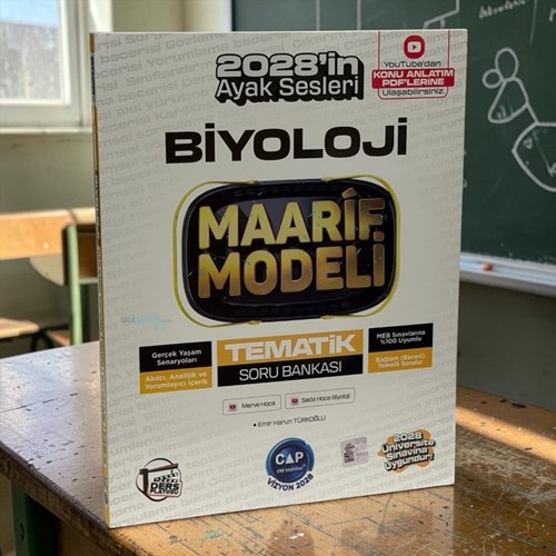 Tyt - Ayt Biyoloji Ders Platosu Maarif Modeli Tematik Soru Bankası Çap Yayınları