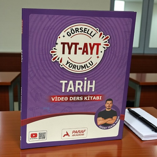 Tyt Ayt Sedat Tekin Tarih Görselli Yorumlu Video Ders Kitabı Paraf Akademi Yayınları