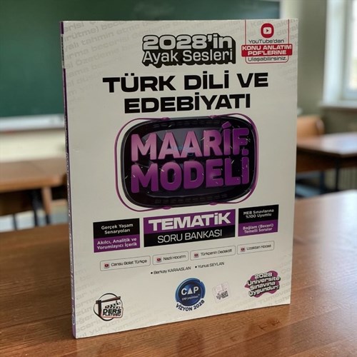 Tyt Ayt Türk Dili Ve Edebiyatı Ders Platosu Maarif Modeli Tematik Soru Bankası Çap Yayınları