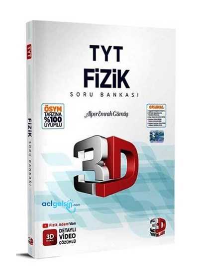 Tyt Fizik Tamamı Video Çözümlü Soru Bankası 3d Yayınları