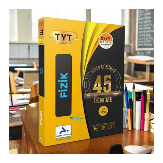 Tyt Fizik Video Çözümlü 45 Deneme Paraf Yayınları