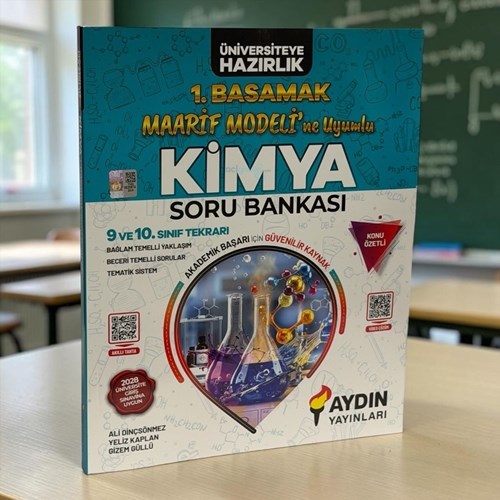 Tyt Kimya Maarif Modeline Uyumlu 1. Basamak Soru Bankası Aydın Yayınları