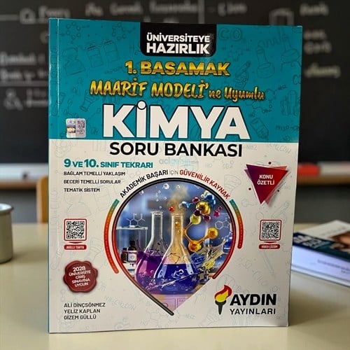 Tyt Kimya Maarif Modeline Uyumlu 1. Basamak Soru Bankası Aydın Yayınları