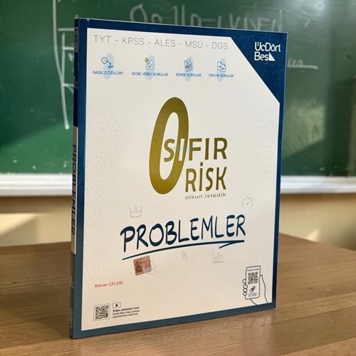 Tyt Kpss Ales Msü Dgs Sıfır Risk Problemler Üçdörtbeş Yayınları