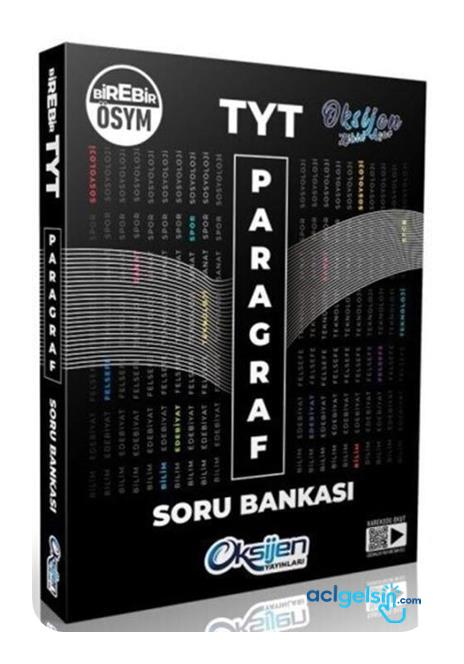 Tyt Paragraf Soru Bankası Oksijen Yayınları
