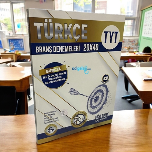 Tyt Türkçe 20x40 Branş Denemeleri Bilgi Sarmal Yayınları