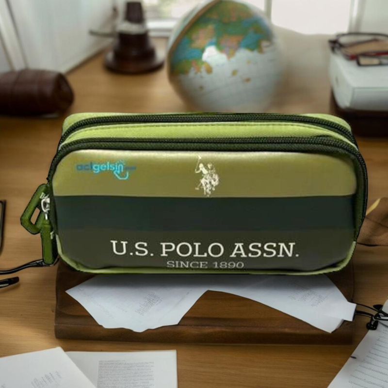 U.s. Polo Assn. Çift Gözlü Kalem Çantası
