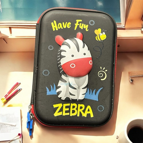 Unıck Color Büyük Boy Eva Zebra Kalem Kutusu