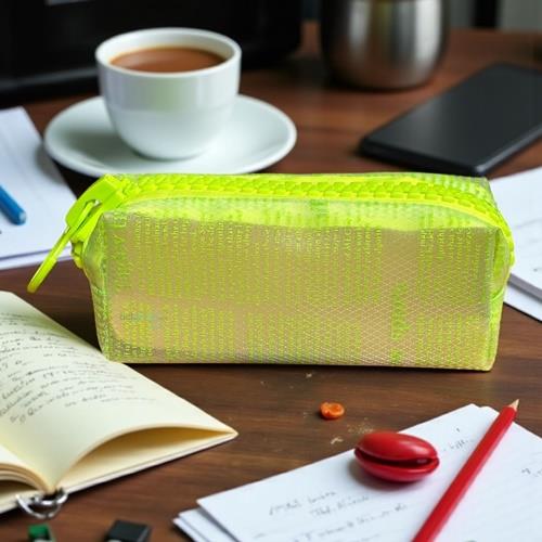 E.YAZAWA How to be BIG ケース Unicus Big Zip Neon Yazılı Kalem Kutusu | Aclgelsin.com