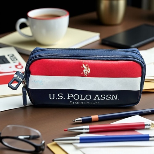 Us Polo Assn Çift Gözlü Kalem Kutu