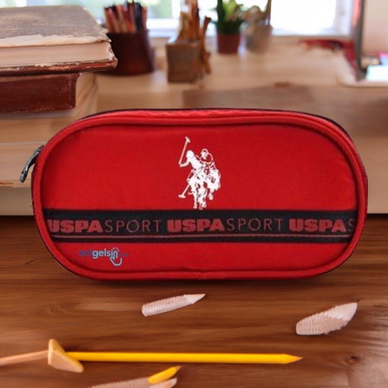 Us Polo Assn Tek Gözlü Kalem Çantası