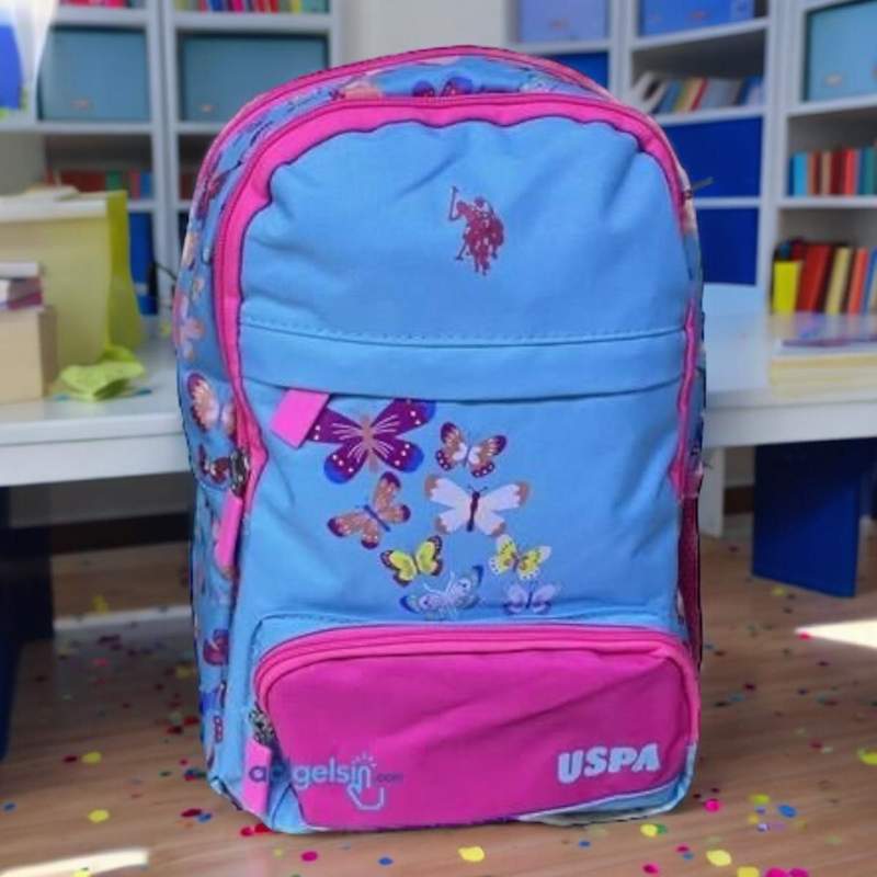 Us Polo Sırt Çantası Mavi-pembe 22177