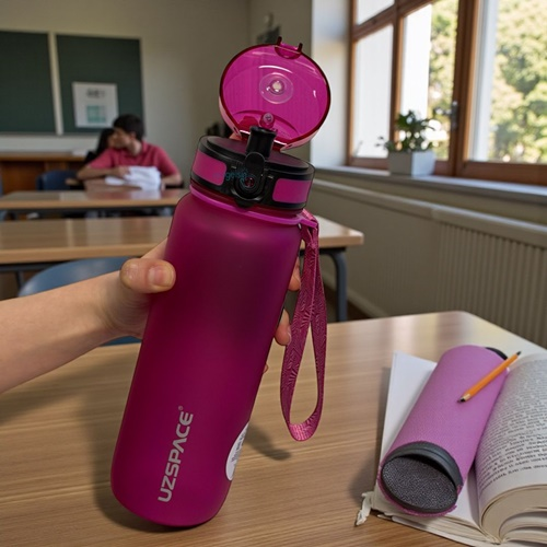 Uzspace 800 Ml Soft-touch Tritan Su Matarası Mor 3053