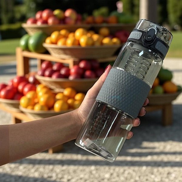 Uzspace Detox Trıtan Matara 700 Ml Gri 5061