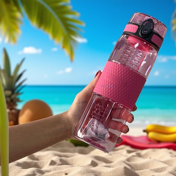 Uzspace Detox Tritan Matara 700 Ml Pembe 5061