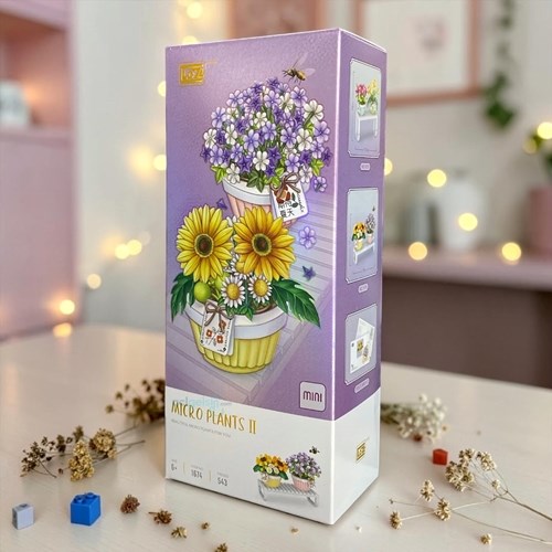 Vagon Loz Saksıda Çiçekler 534 Parça 1674