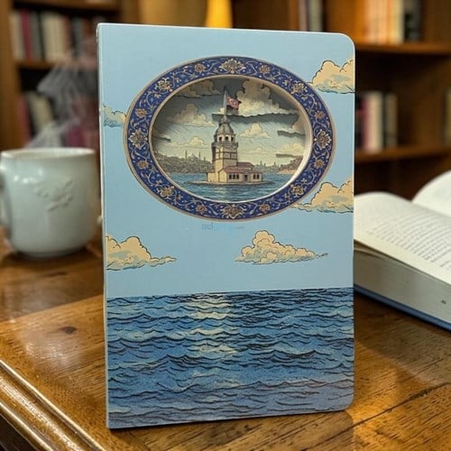 Vagonlife 3d Kız Kulesi Temalı Noktalı Defter 60 Yaprak