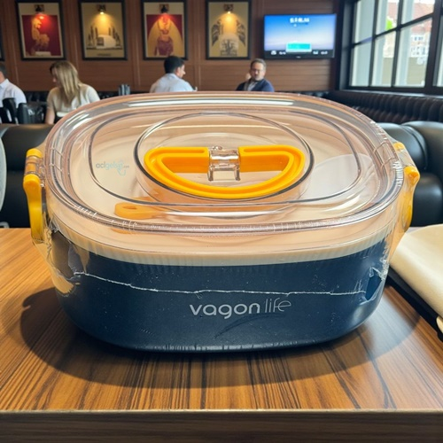 Vagonlife Paslanmaz Çelik Beslenme Kabı 100'ml Lacivert Vgn540