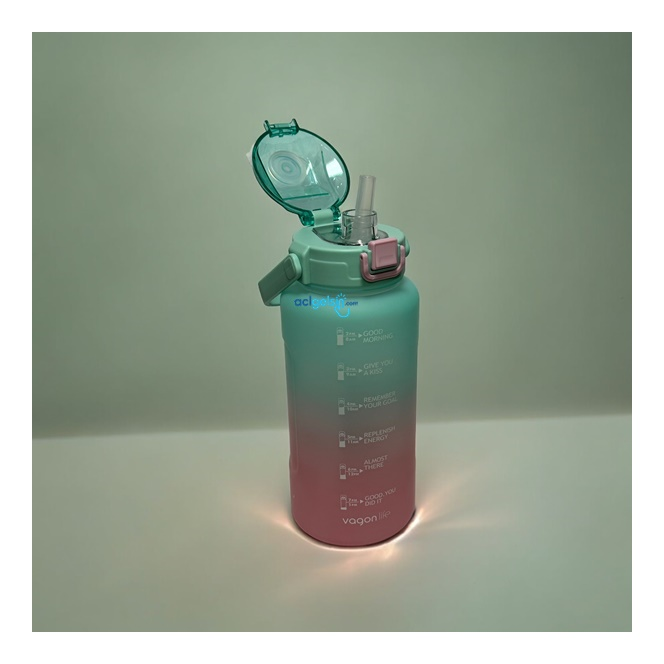 Vagonlife Pipetli Matara 2000 Ml.pembe