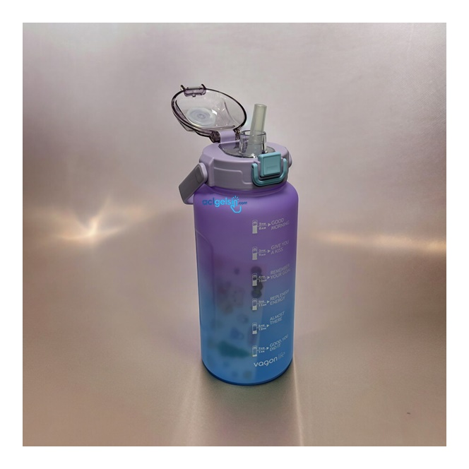 Vagonlife Pipetli Matara 2000 Ml. Mor