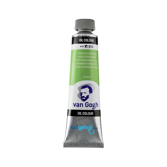 Van Gogh Yağlı Boya 40ml 614 Permanent Green Medium