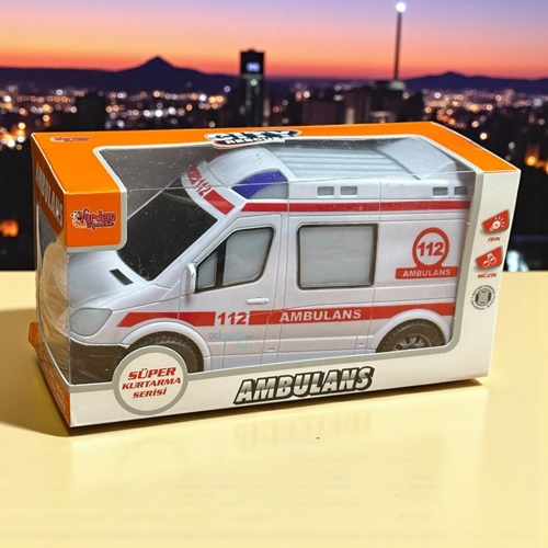 Vardem Oyuncak Pilli Ambulans Arabası