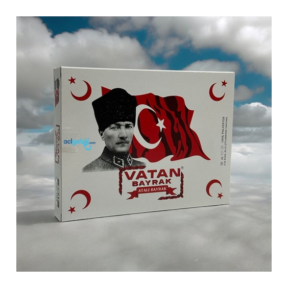 Vatan Atatürklü Bayrak 70x105 Cm -210