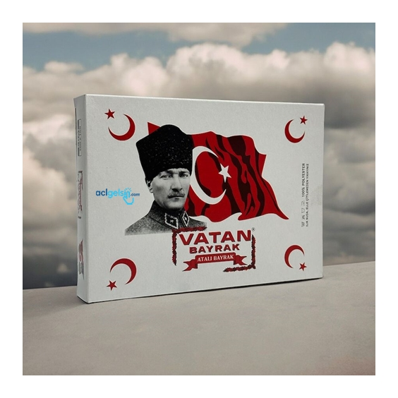 Vatan Türk Bayrağı Atalı 100x150 Cm -209