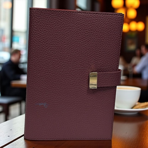 Victoria Journals Executive Vegan Çizgili Deri Defter