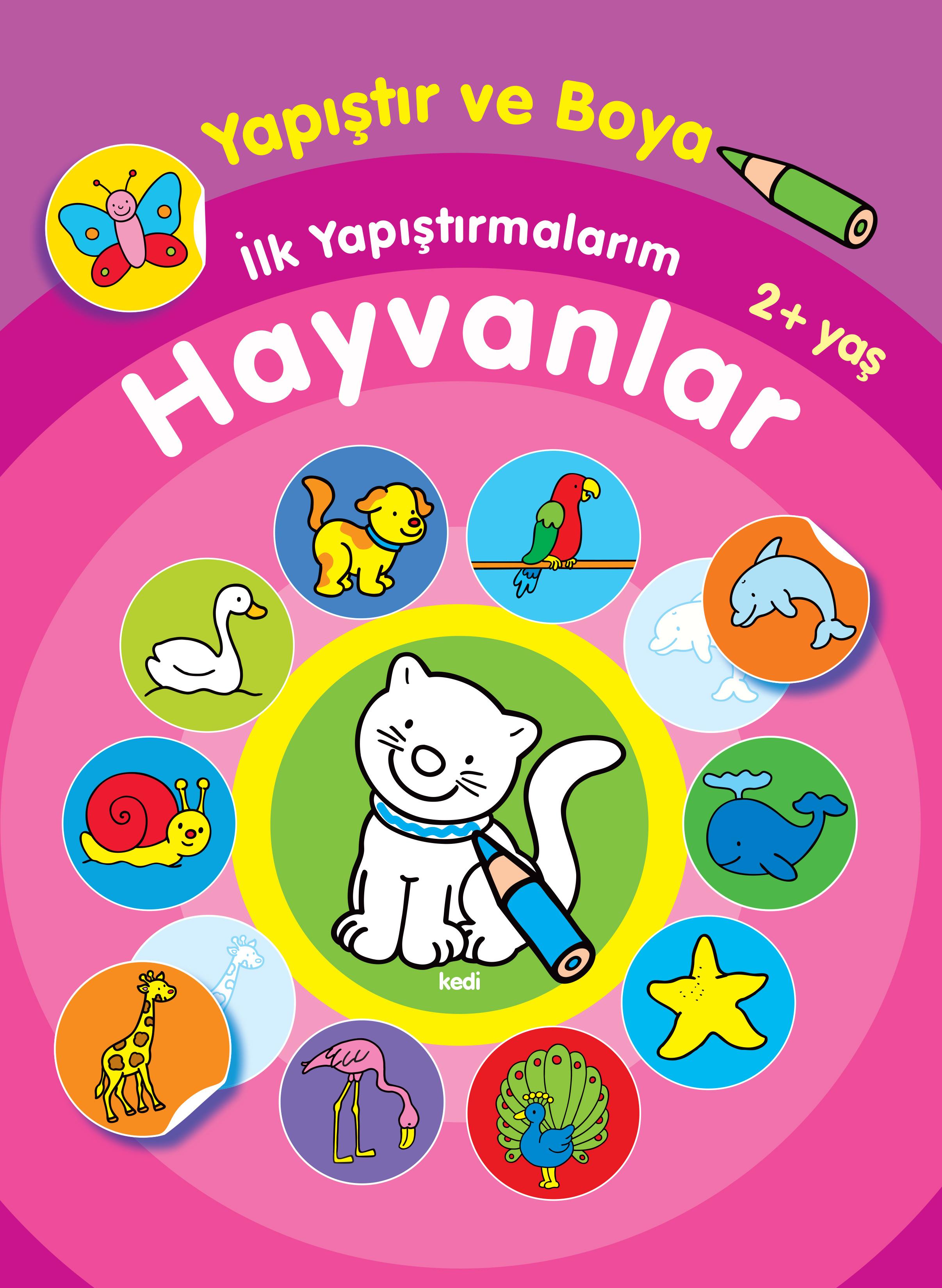 Yapıştır ve Boya İlk Yapıştırmalarım - Hayvanlar