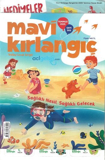 Yeşilay Çocuk Dergisi Mavi Kırlangıç 2025/07 Sayı 305