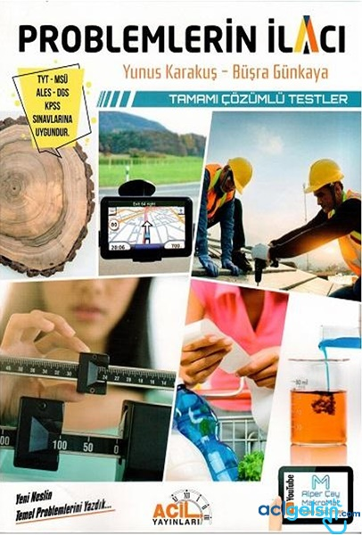 Yks Tyt Msü Kpss Problemlerin İlacı Tamamı Çözümlü Testler Acil Yayınları