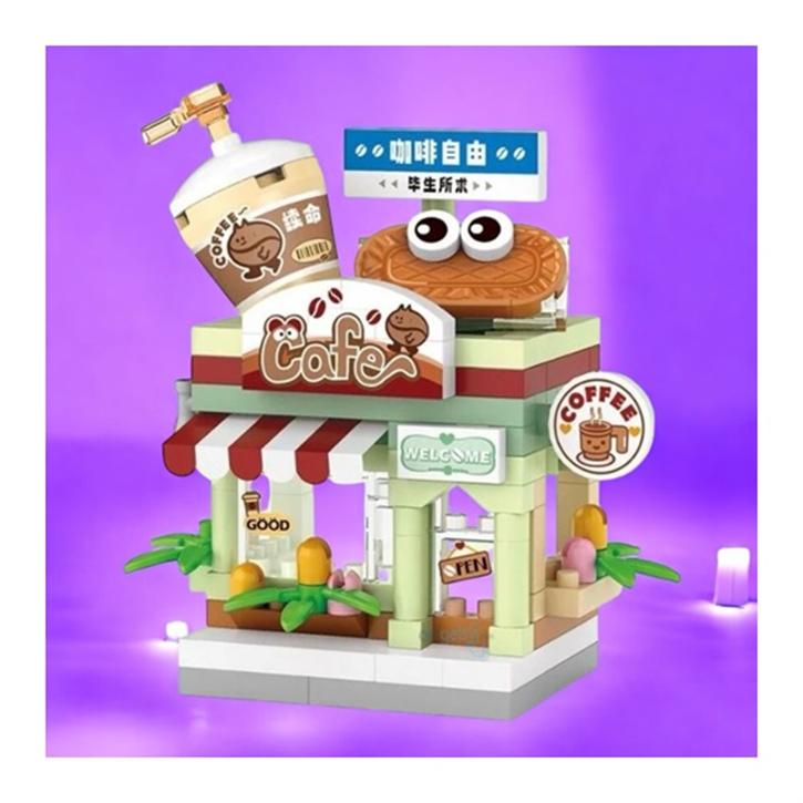 Loz Mikro Blok Çanta Kahve Dükkanı 8602 | Lego Çeşitleri | Acl Gelsin