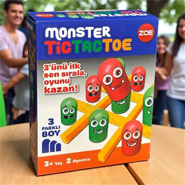 Moonster Tıc Tac Toe Kutu Oyunu