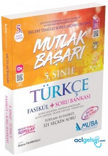 5.sınıf Mutlak Başarı Türkçe Faskül Soru Bankası Muba Yayınları