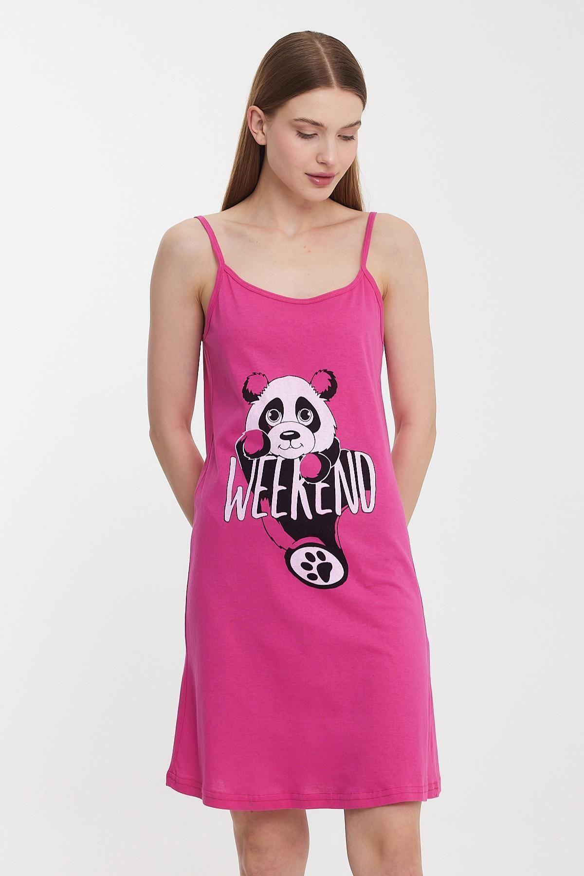 Kadın BeachWear Deniz Modası Baskılı Tunik Pareo Lila